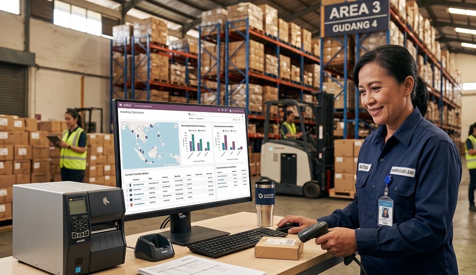 ERP Odoo Bantu Distributor Kelola Stok Multi Gudang