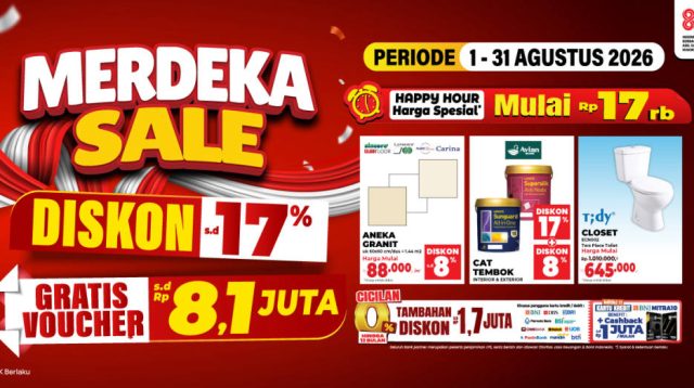 Sambut Kemerdekaan, Mitra10 Gelar Merdeka Sale Sepanjang Agustus