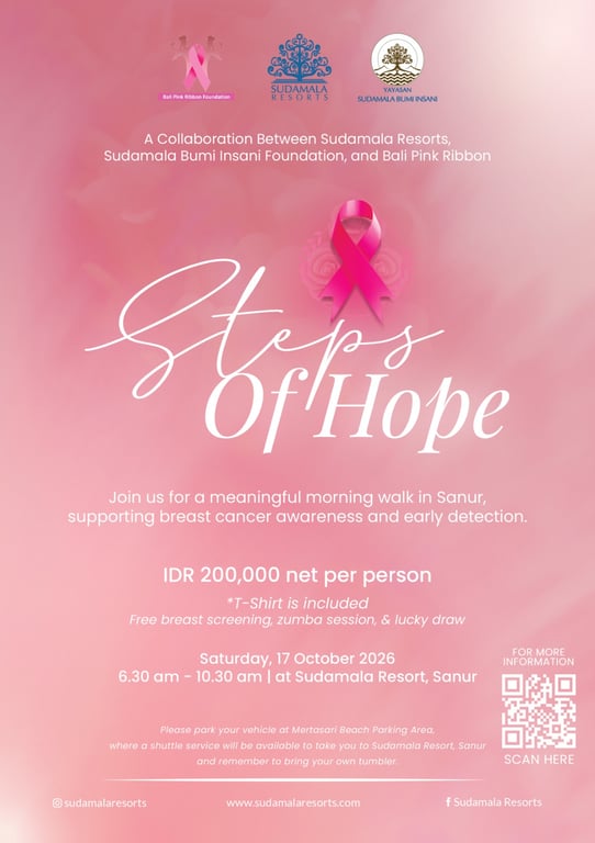 Bali Pink Ribbon Gelar Jalan Sehat “Steps of Hope” Oktober Bali Pink Ribbon Gelar Jalan Sehat “Steps of Hope” Oktober