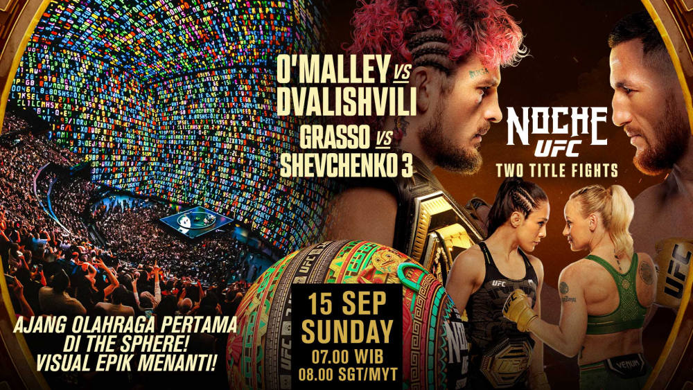Petarung-petarung Terbaik UFC 306 Siap Berlaga Untuk Pertama Kalinya di Sphere, Arena Musik dan Hiburan Paling Imersif di Dunia