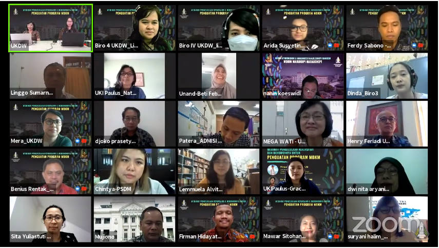 Universitas Kristen Duta Wacana Gelar Webinar Terkait MBKM Universitas Kristen Duta Wacana Gelar Webinar Terkait MBKM