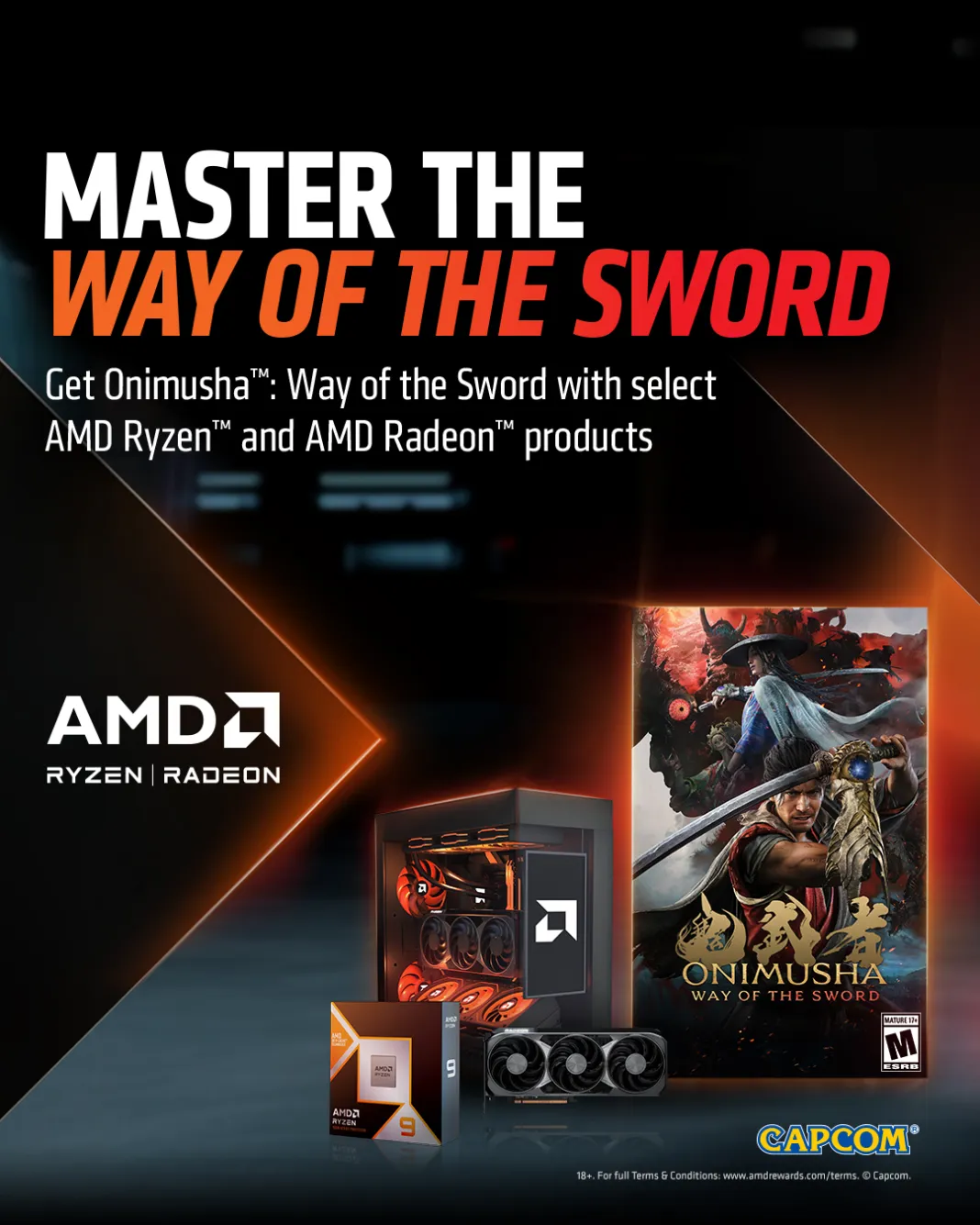 Onimusha: Way of the Sword Gratis via Bundling AMD Ryzen-Radeon