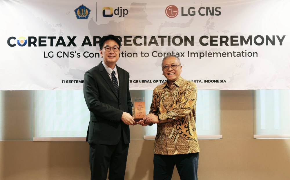 LG CNS Raih Penghargaan DJP untuk Implementasi Coretax