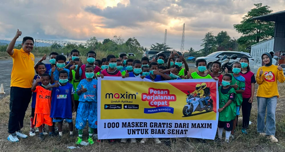 Maxim Bagikan 10.000 Masker Gratis di Kota Terdampak Karhutla 2026