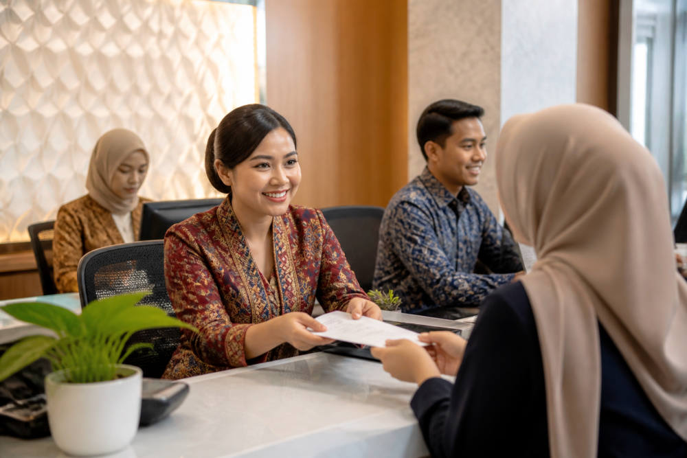 Hari Pelanggan Nasional 2026: BRI Tanah Abang Pakai Wastra Nusantara