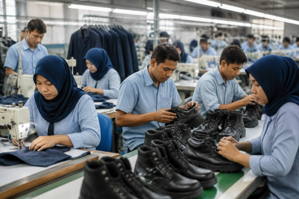 Akarsa Garment dan Alas Kaki Tangguh Kolaborasi Produksi Seragam Kerja