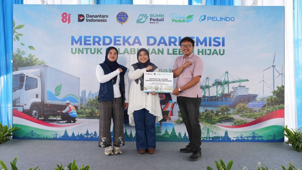 Uji Emisi 100 Kendaraan di Tanjung Priok, PSL Rayakan HUT RI ke-81