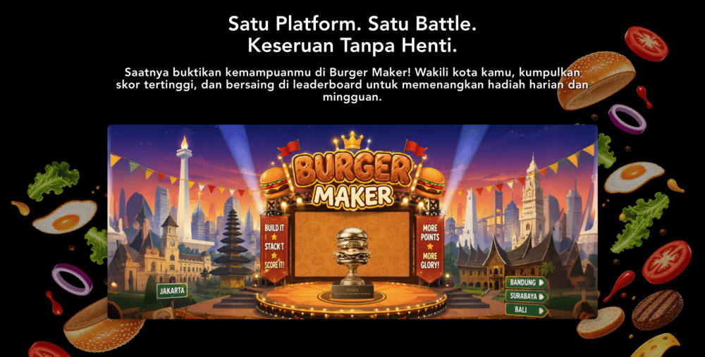 HeroPlay City Battle 2026: Kompetisi Burger Maker Antar Kota