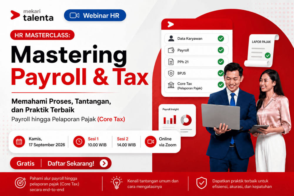 Webinar Payroll & Tax Mekari Talenta 2026: Jadwal dan Cara Daftar