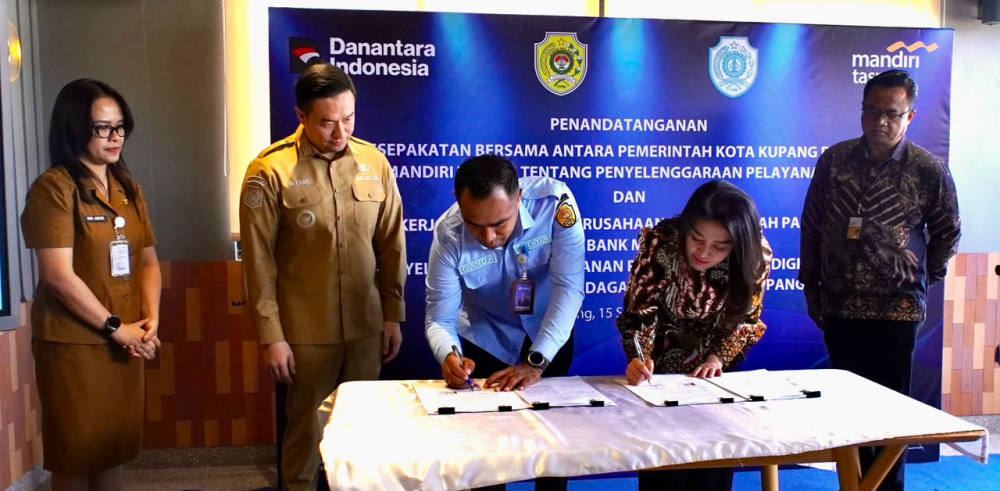 Bank Mandiri Taspen Gandeng Pasar Kupang, Retribusi via QRIS Bank Mandiri Taspen Gandeng Pasar Kupang, Retribusi via QRIS