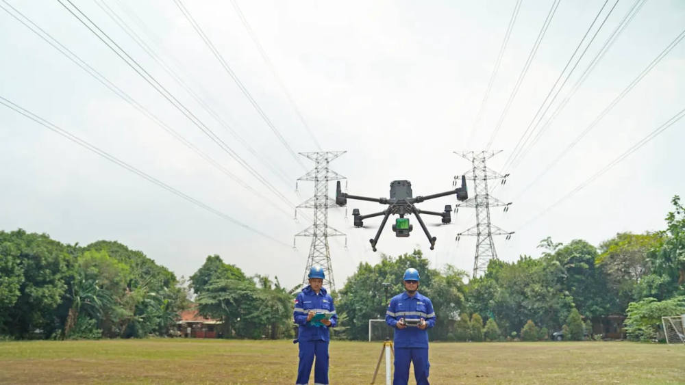 Drone Thermal Deteksi Sambungan Panas Penyebab Pemadaman Listrik