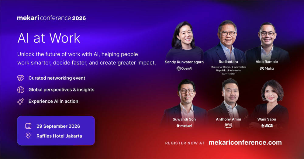 Mekari Conference 2026: AI at Work di Raffles Hotel Jakarta