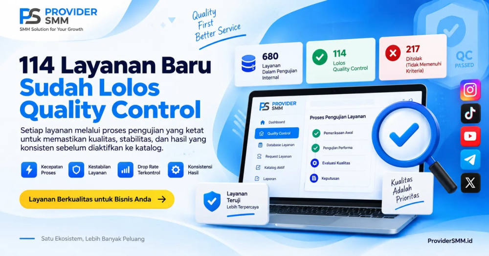 ProviderSMM Rilis Request Layanan dari Database 1 Juta Layanan SMM