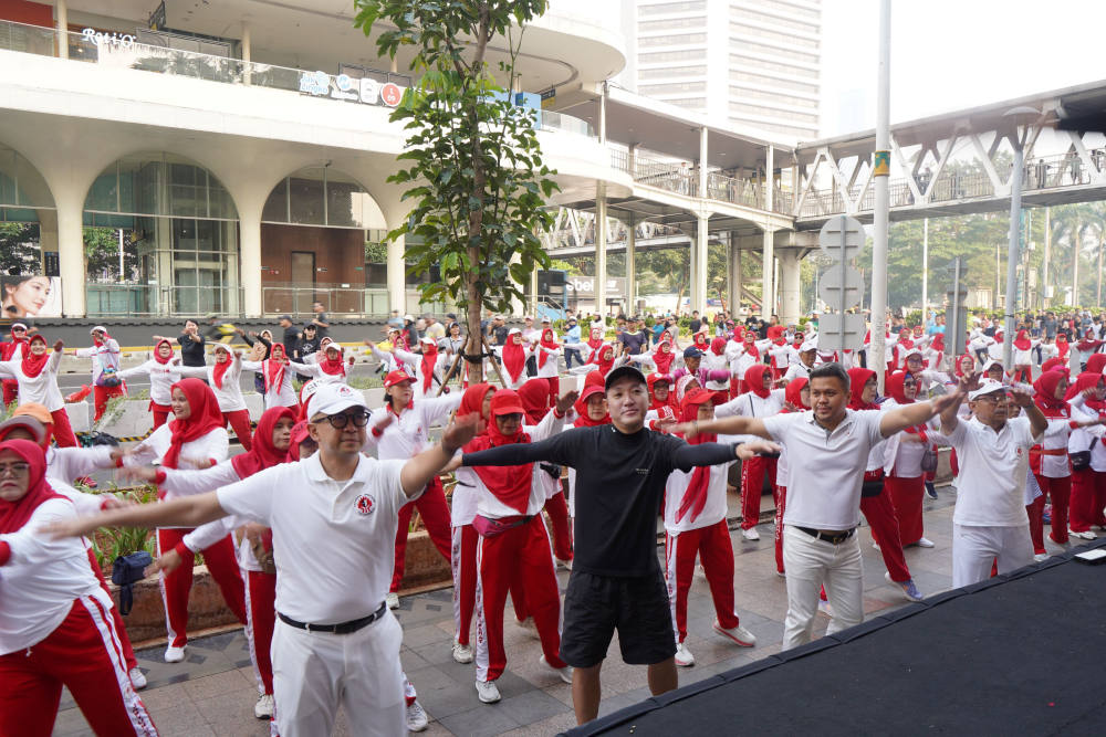 Senam Jantung Sehat 2026: 500 Anggota KJS Ramaikan CFD Sudirman