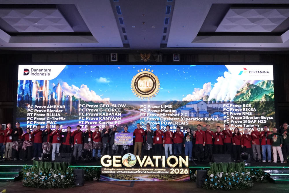 Geovation 2026: PGE Cetak 165 Inovasi, Nilai Tambah Rp1,5 Triliun