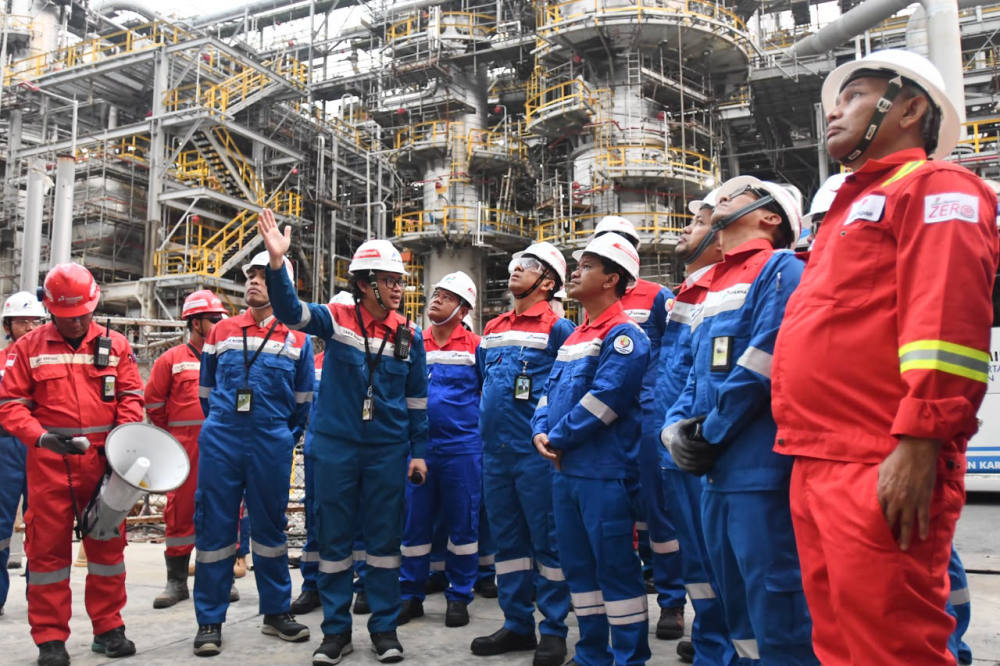 RDMP Balikpapan Diperkuat, Bahlil: Progres Capai 99 Persen RDMP Balikpapan Diperkuat, Bahlil: Progres Capai 99 Persen
