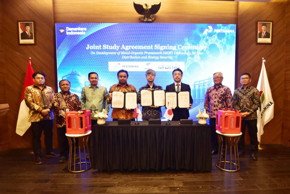 Pertamina Kaji Teknologi Gas MOF Bersama Atomis dan Yachiyo Jepang