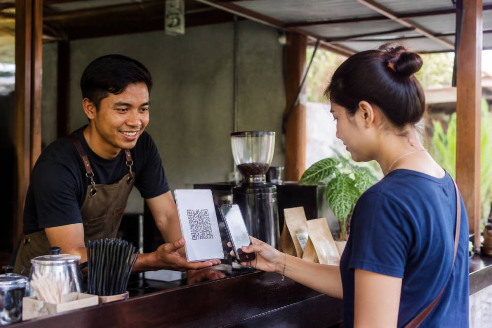UMKM Kopi Banyumas Berkah Swasembada Go Digital Lewat QRIS BRI