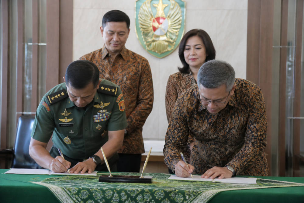 Bank Mandiri Taspen Gandeng YKEP, Bidik Ekosistem TNI AD