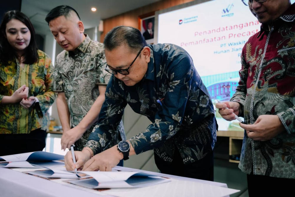 Waskita Beton Precast Teken MoU Optimalkan Plant Cibitung