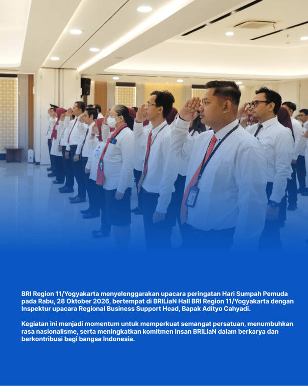 Hari Sumpah Pemuda 2026: BRI Yogyakarta Gaungkan Semangat Juang