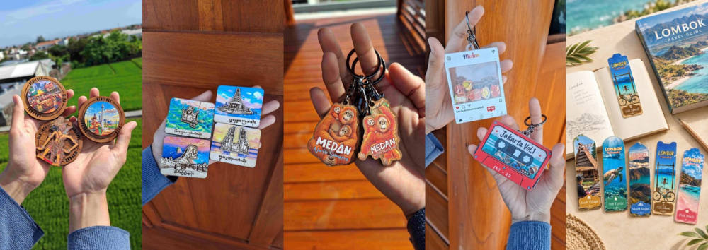 Best Indonesian Gift Garap Souvenir Wisata Berciri Khas Lokal