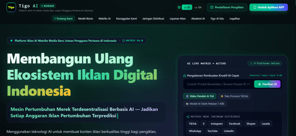 Tigo AI Resmi Rilis, Platform Iklan Berbasis AI untuk UMKM
