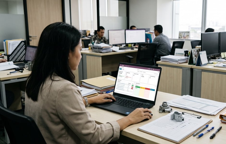 Quality Control Odoo: Tolak Produk Cacat Sebelum ke Pelanggan Quality Control Odoo: Tolak Produk Cacat Sebelum ke Pelanggan