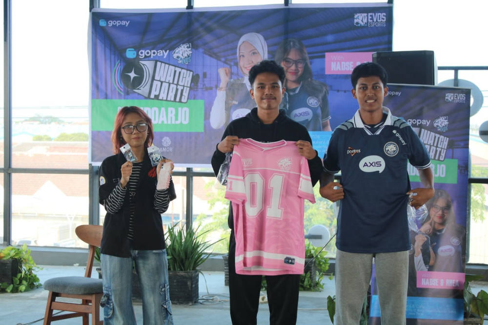 Watch Party MPL EVOS-GoPay Sambangi Sidoarjo Jelang Playoff 2026